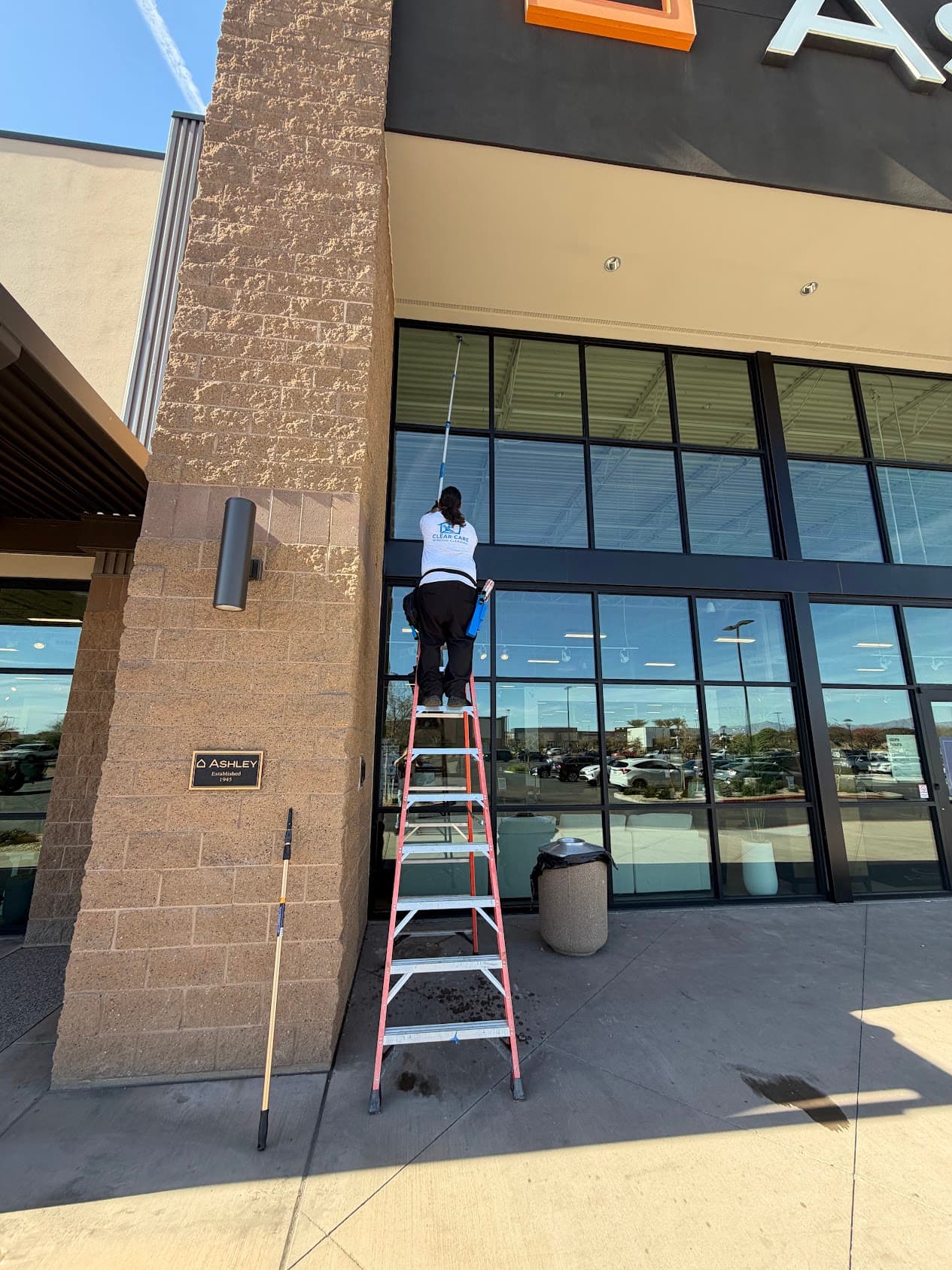 Clear Care window cleaning work